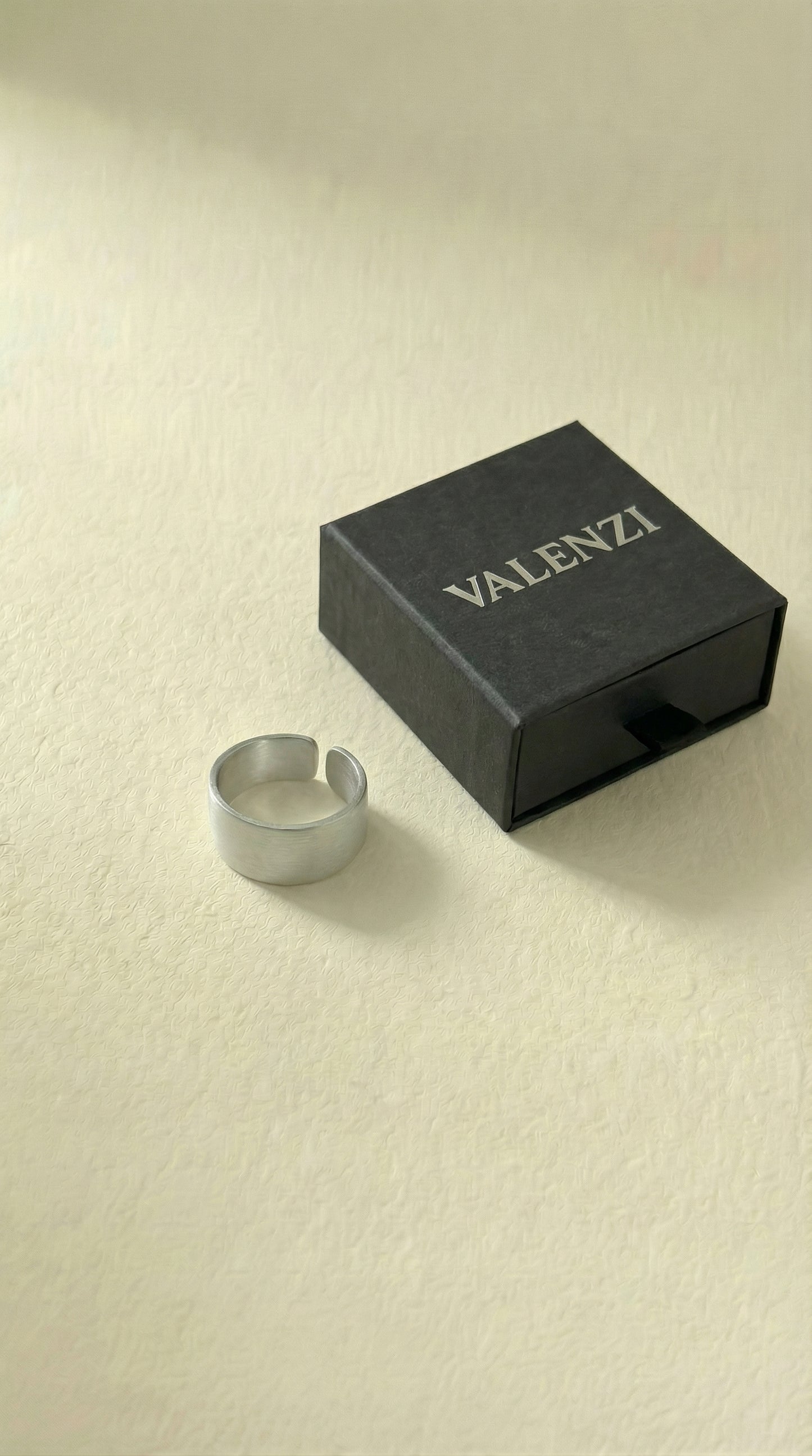 Brushed Steel Ring
