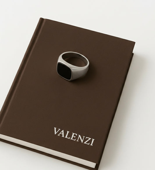 onyx signet ring