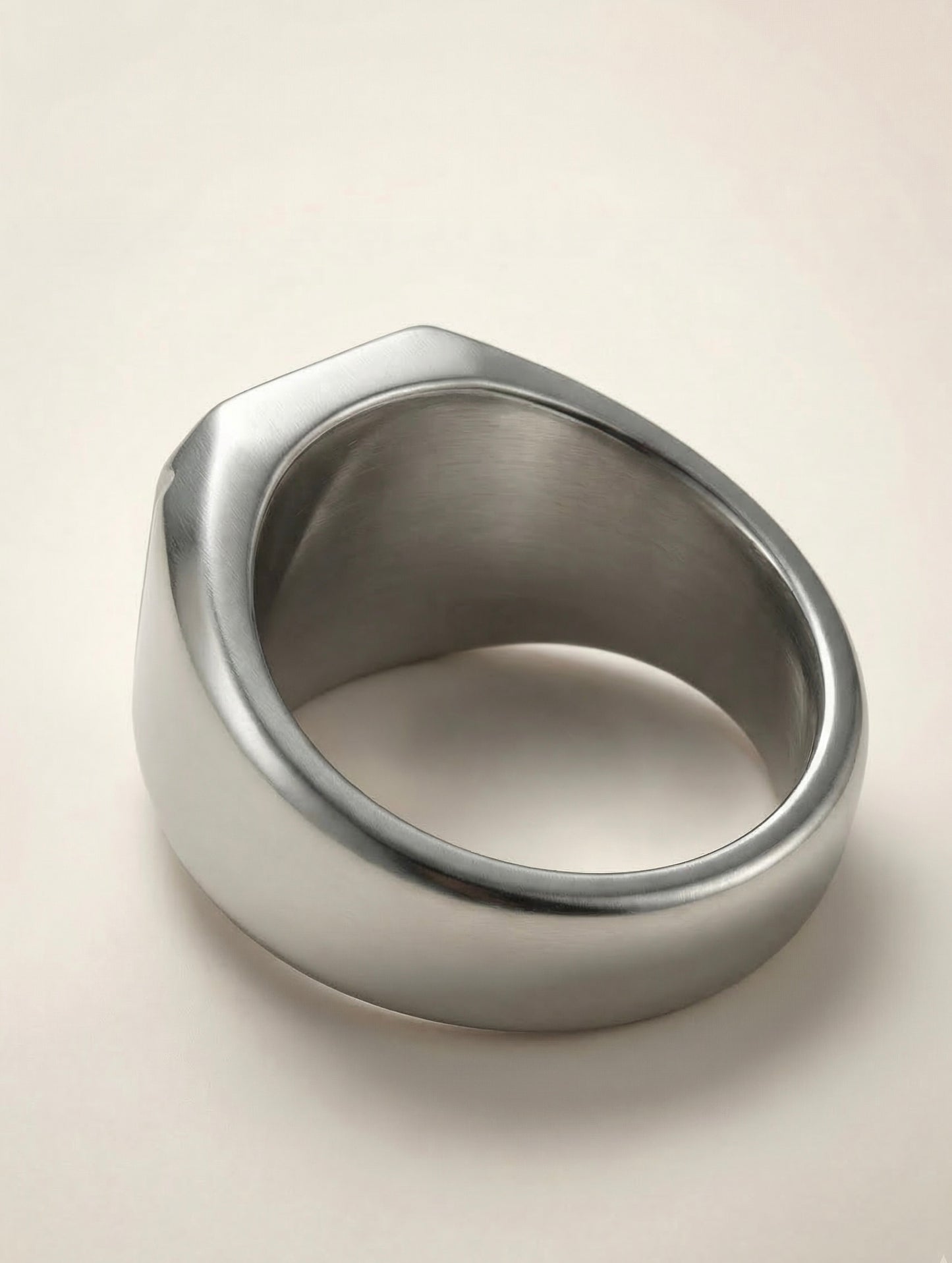 Silver signet ring